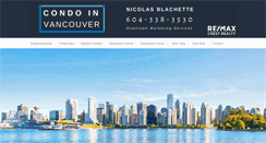 Desktop Screenshot of condoinvancouver.ca
